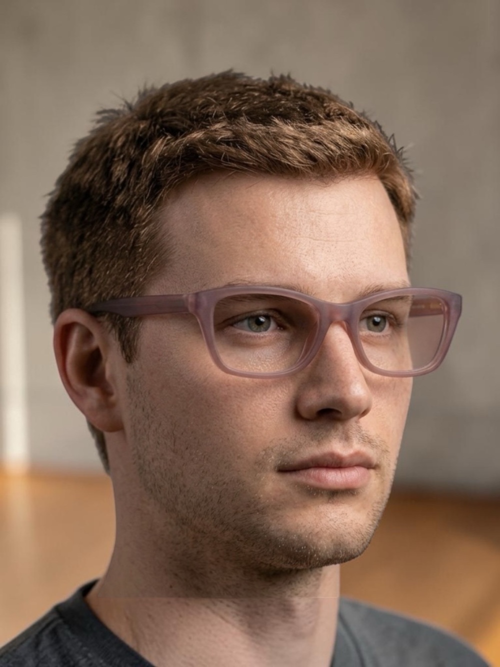 Guess GU1844 Men's Matte Brown 53-18-140mm Eyewear Frames & Case